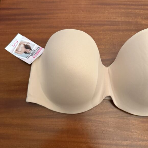 Maidenform SN0004 Strapless Lift Underwire Bra – 40D‎ – Nude – NWT Seamless - Picture 2 of 6